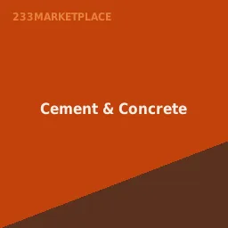 Cement & Concrete