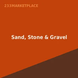 Sand, Stone & Gravel