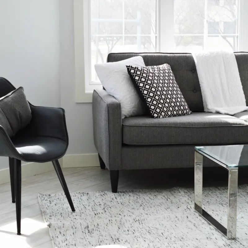 3-Seater Fabric Sofa
