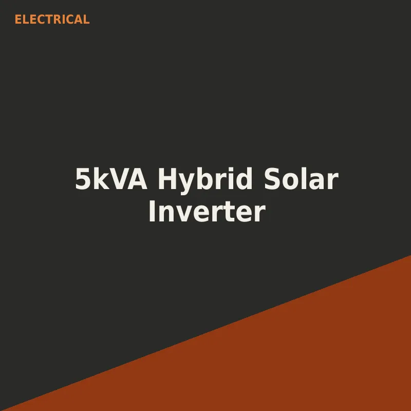 5kVA Hybrid Solar Inverter