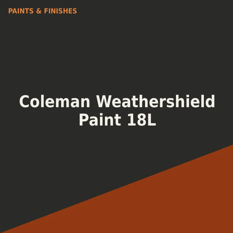 Coleman Weathershield Paint 18L