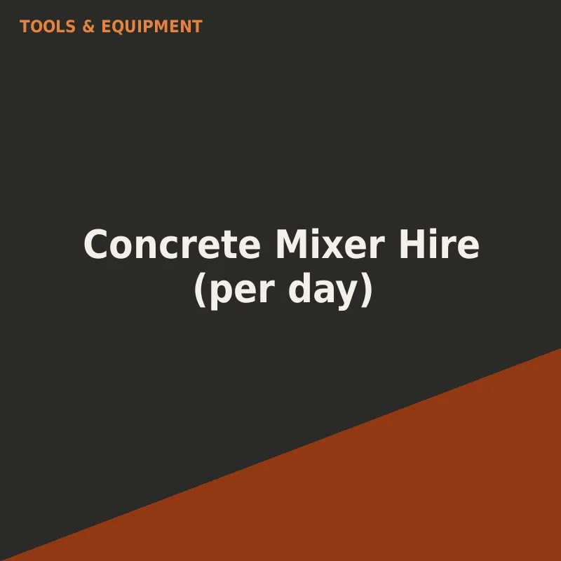 Concrete Mixer Hire (per day)