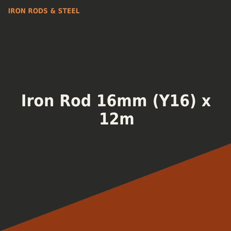 Iron Rod 16mm (Y16) x 12m