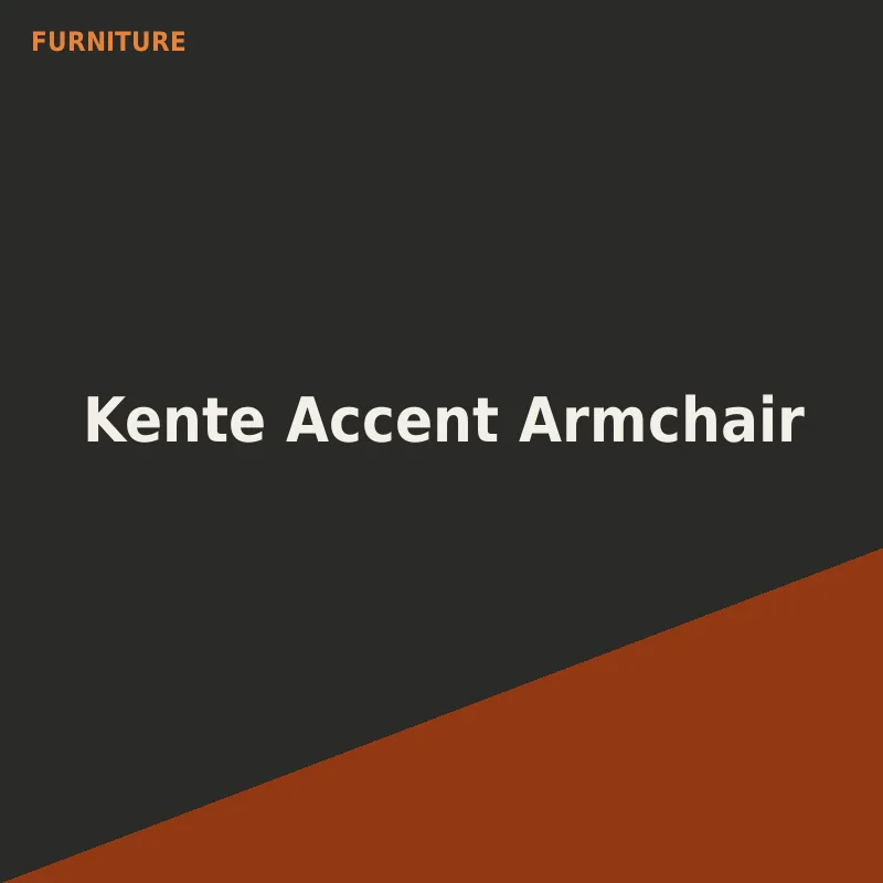 Kente Accent Armchair