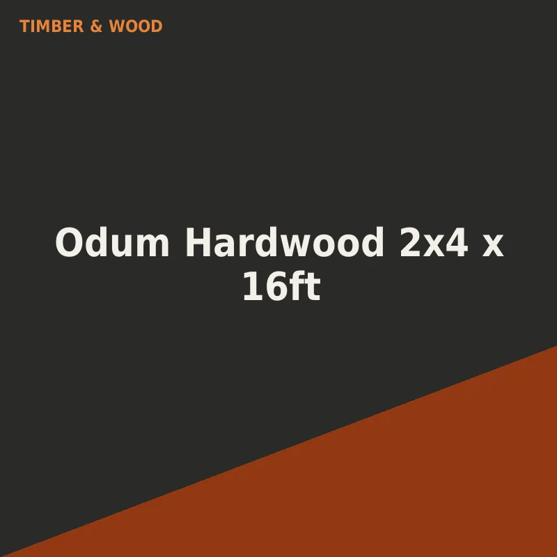 Odum Hardwood 2x4 x 16ft