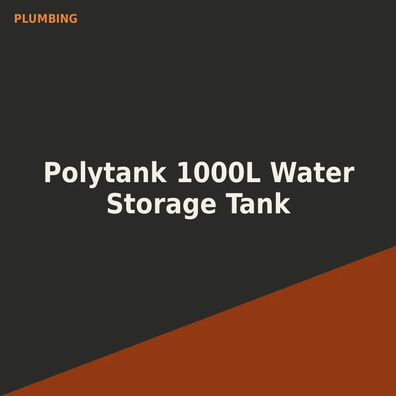 Polytank 1000L Water Storage Tank