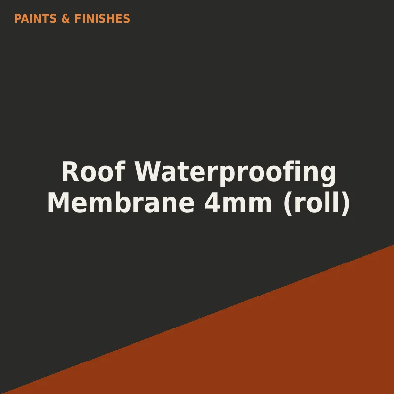 Roof Waterproofing Membrane 4mm (roll)